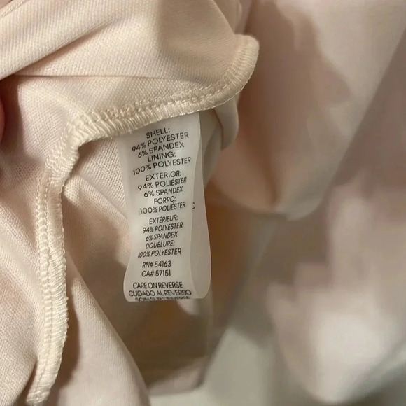 NWT!! Calvin Klein - Ruffled Fit & Flare Dress - Light Pink - Size 8 - Picture 8 of 8